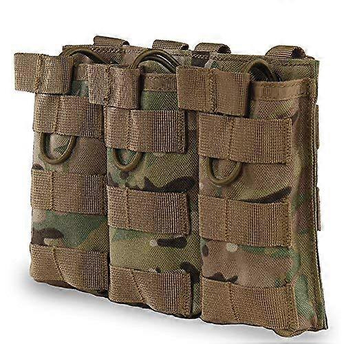 Tactical Vest Extension Pouch for MOLLE Backpack - M4/M16 Magazine Pouch in Triple, Double, Single Configurations