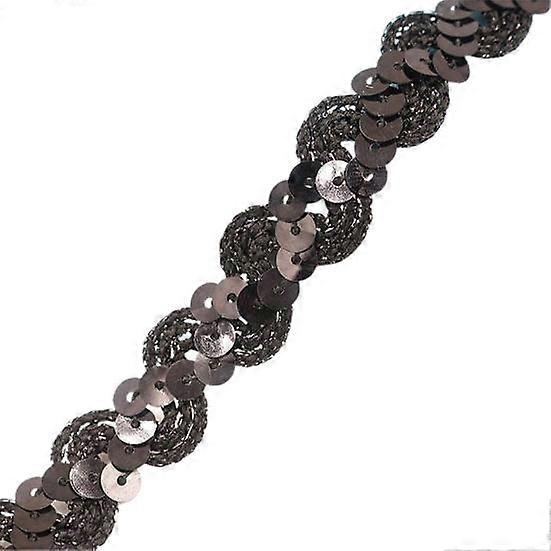 Practical Exquisite Fine Workmanship Braided Sequins Ribbon Sewing Applique Sequin Lace Trim Home Supply