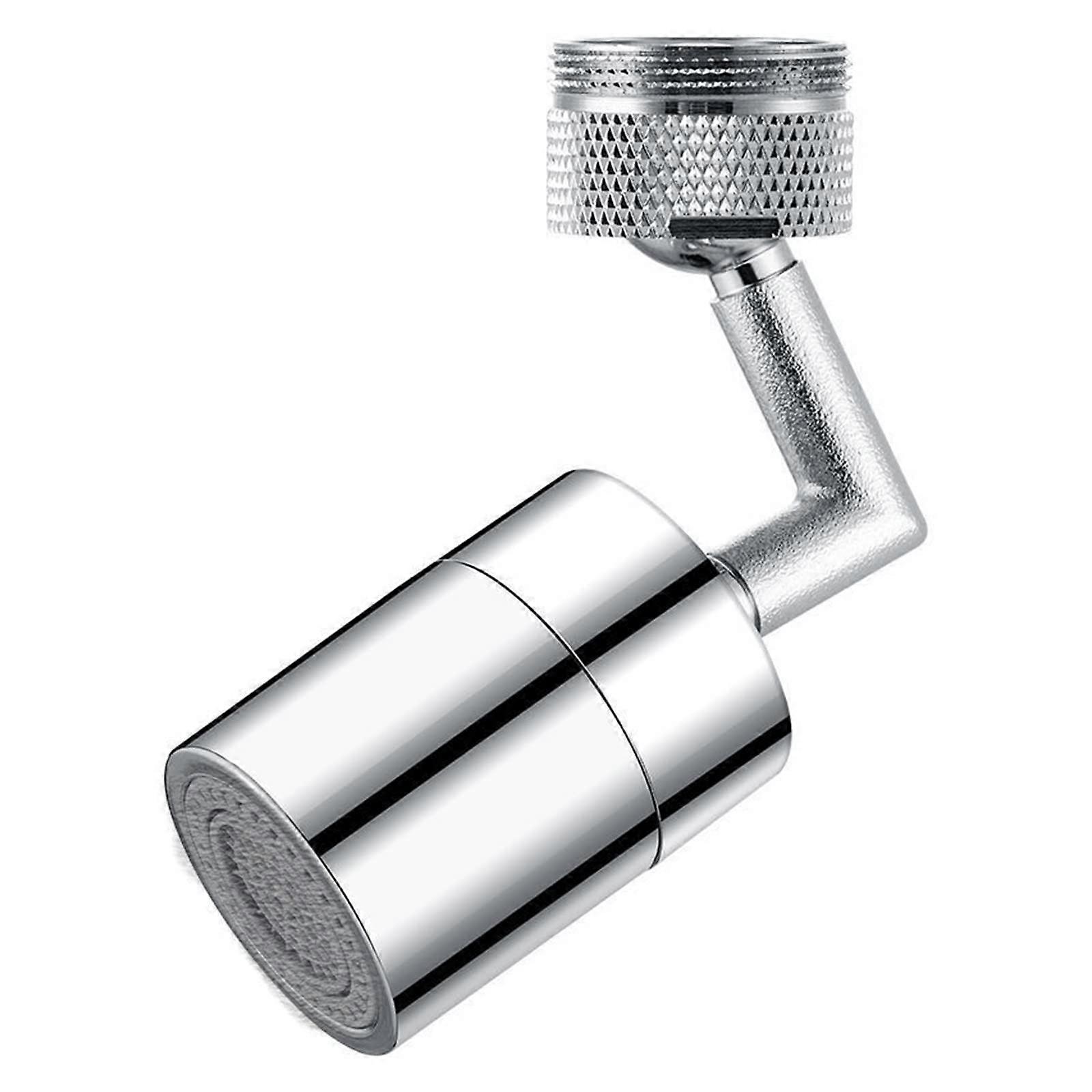 Universal 1080° Swivel Faucet Aerator with Splash Resistant Filter, Double Outlet Kitchen Nozzle for Enhanced Durability