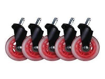 Gear4U Rush - Räder - rot, klar (5er-Pack)