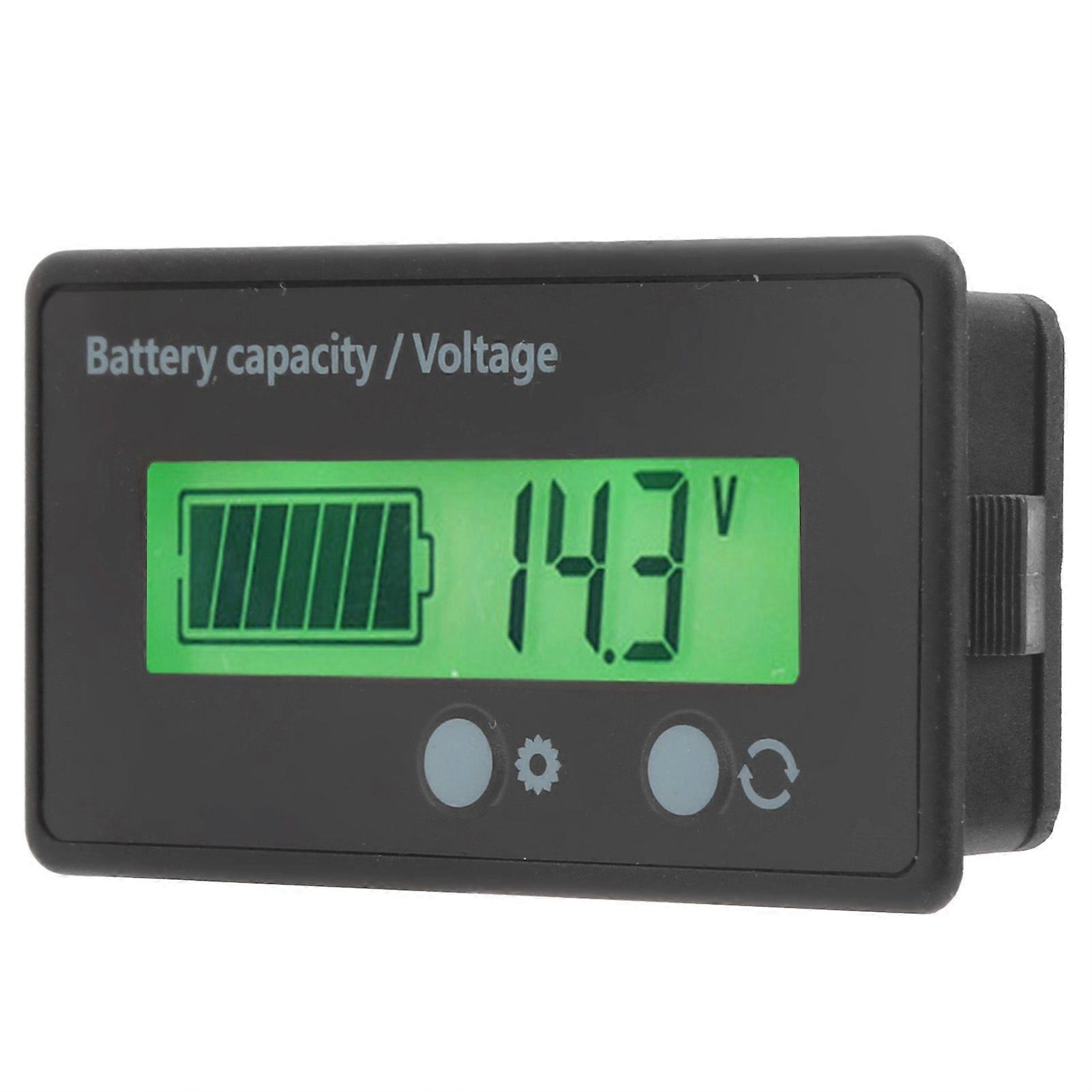 DC10-100V LCD Battery Capacity Indicator Monitor Voltmeter Voltage Tester Meter Green Backlight