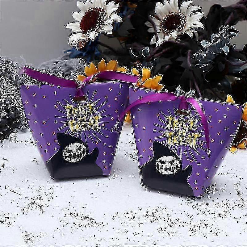 100pcs علب تغليف الهدايا لزينة عيد الهالوين