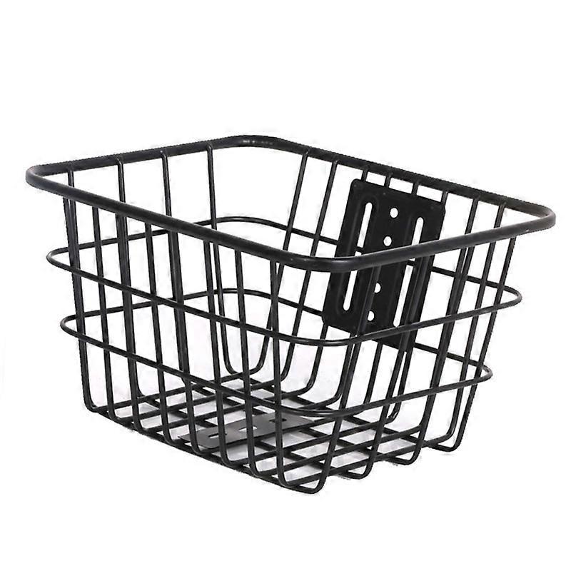 Rustproof Iron Wire Front Cycling Basket Universal Strong Load-bearing