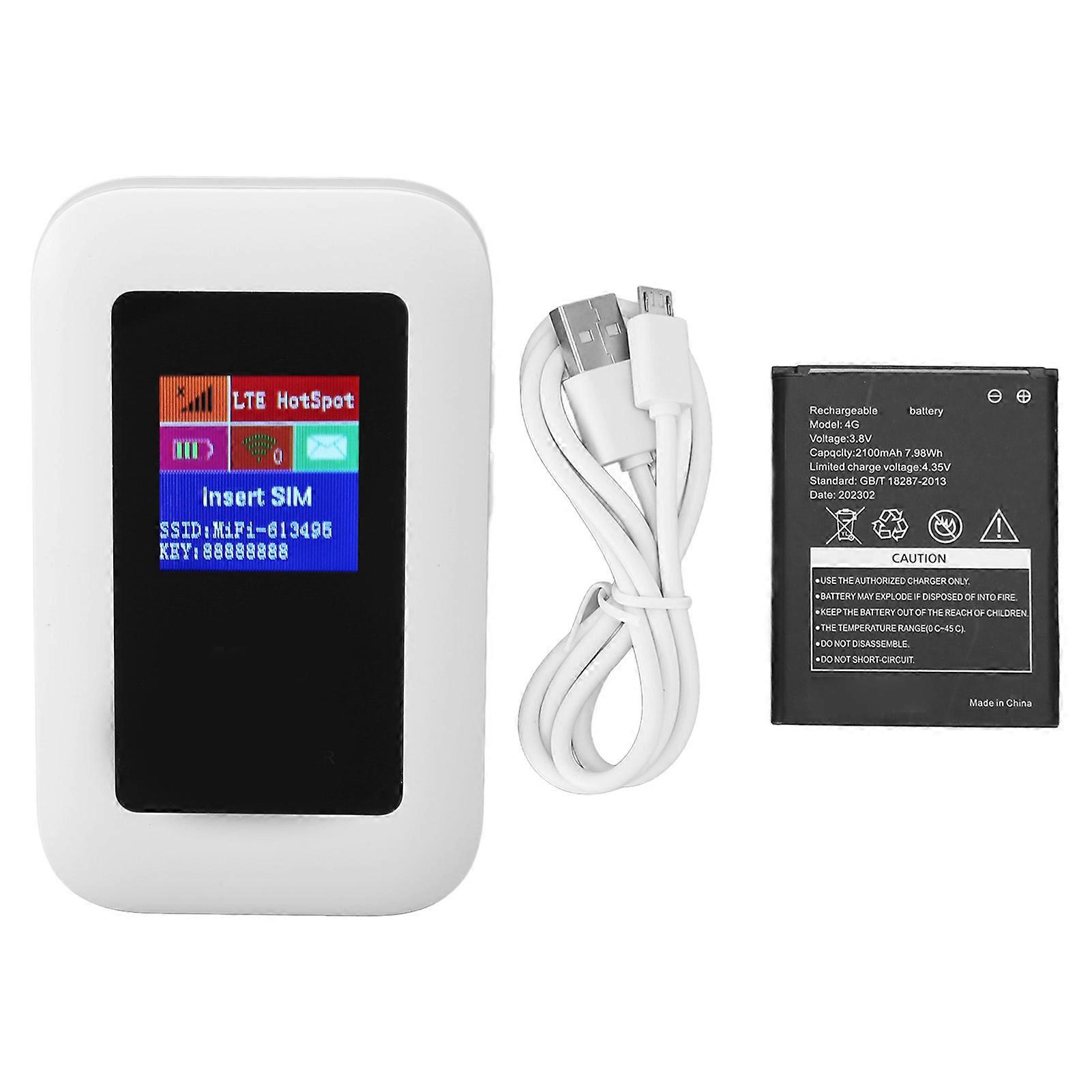 4G Router Micro SIM Card Slot 150Mbps 10 Users Capacity WPA WPA2 Encryption Mobile WiFi Hotspot for America Region