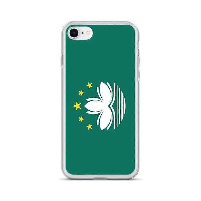 Phone Case - PIXELFORMA - Macau Flag - Compatible with iPhone 8 - Flexible - Shockproof - Silicone