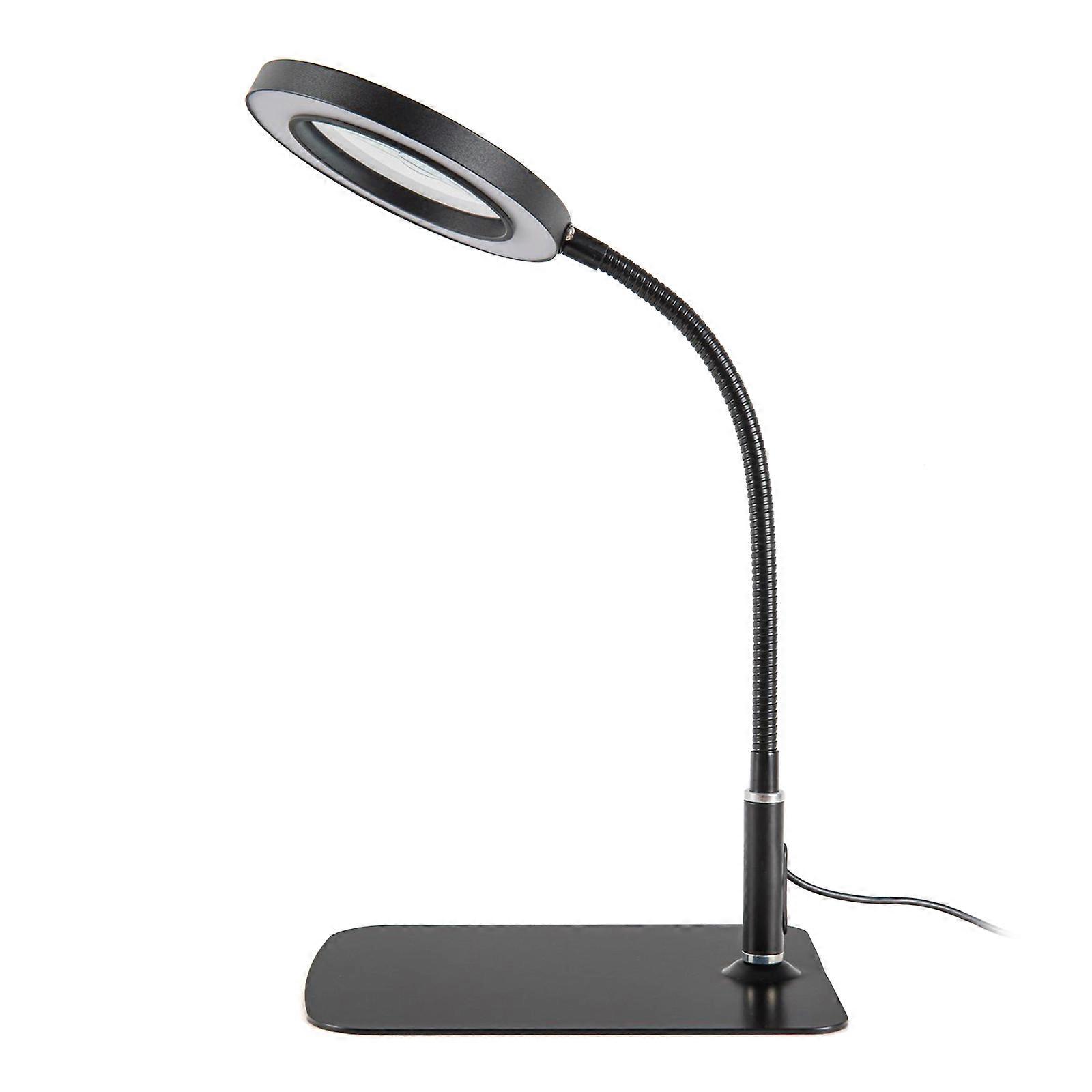 Square Magnifying Glass with Eye friendly Lightings Elegant Square Magnifier for Elderly Reading & Fine Detail Work Gift