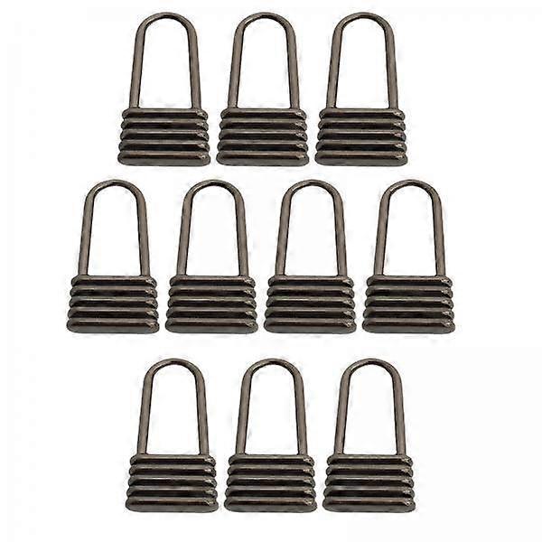3x 10Pcs Metal Zipper Pulls Replace Pull Tab Zip Tags Handle Sewing Accessories