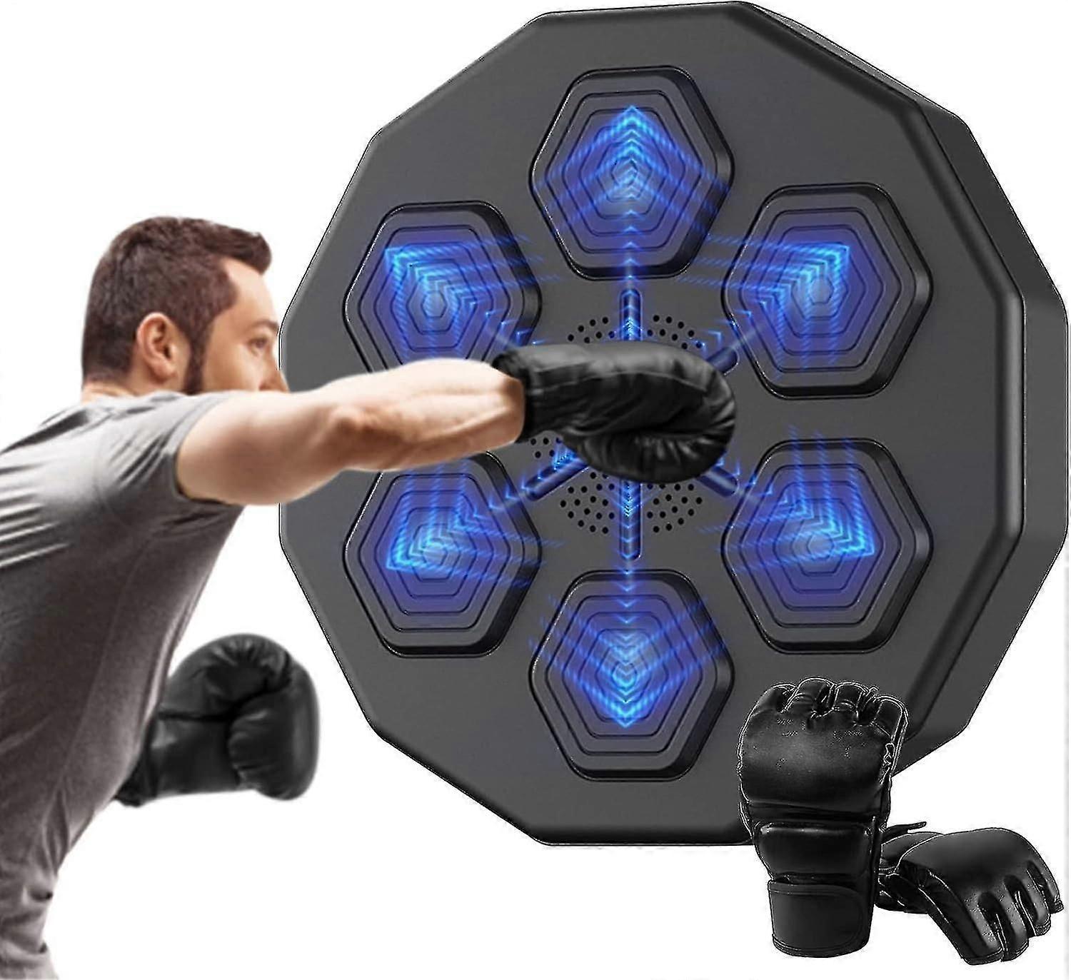 Electronic Music Boxing Pad Wall Mounted Boxing Machine, Boxing Training Punching Equipment, Smart