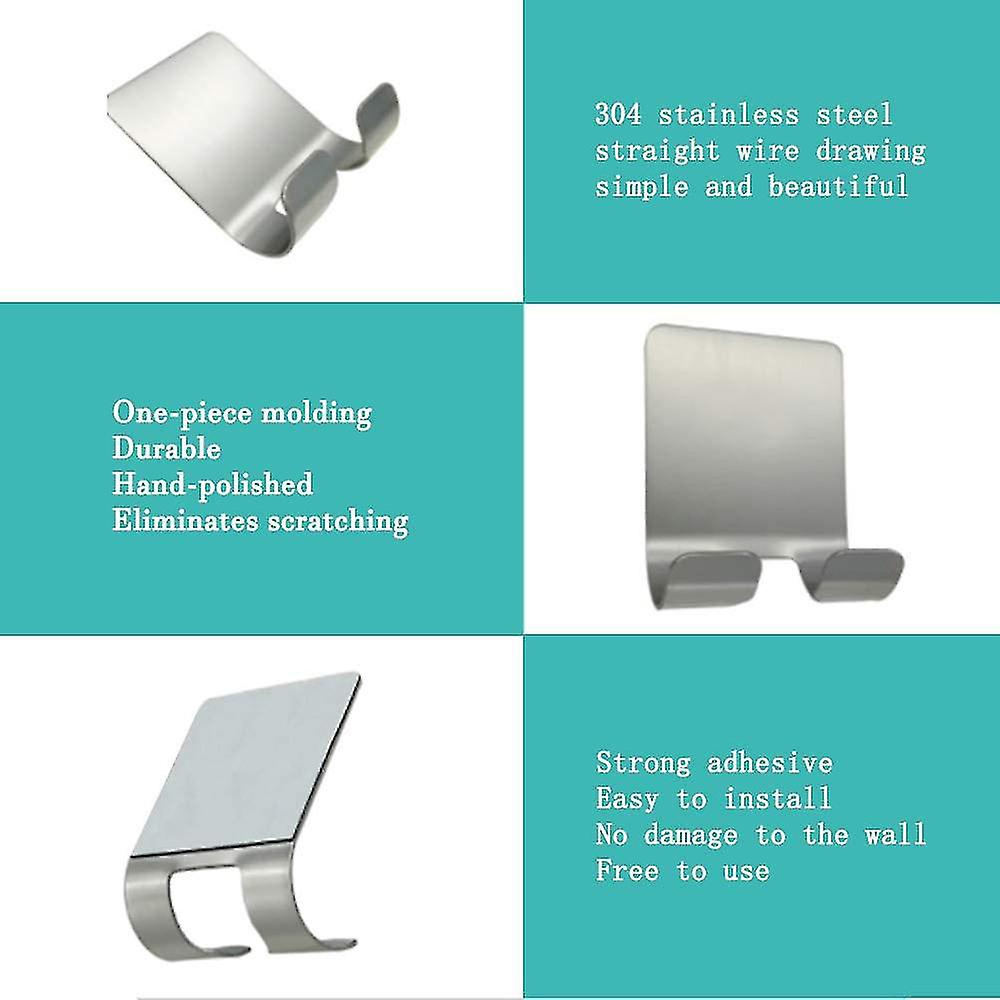 Holder Hooks,2 Pieces Shaver Holders Self-adhesive Multi-purpose Hooks