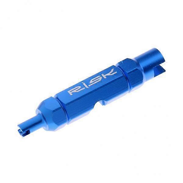 5x Portable Valve Core Tire Valve Core Remover Tool with 5mm Wrench Flats Blue