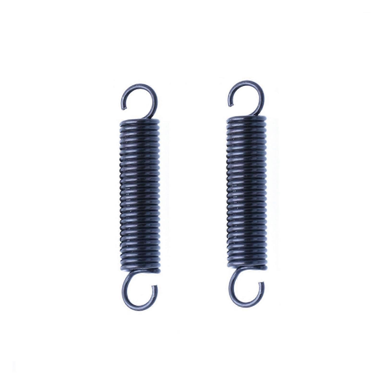 2PCS Steel Tension Spring Hooks 40mm Length 15mm Outer Diameter 1.5mm Wire Small Extension Springs