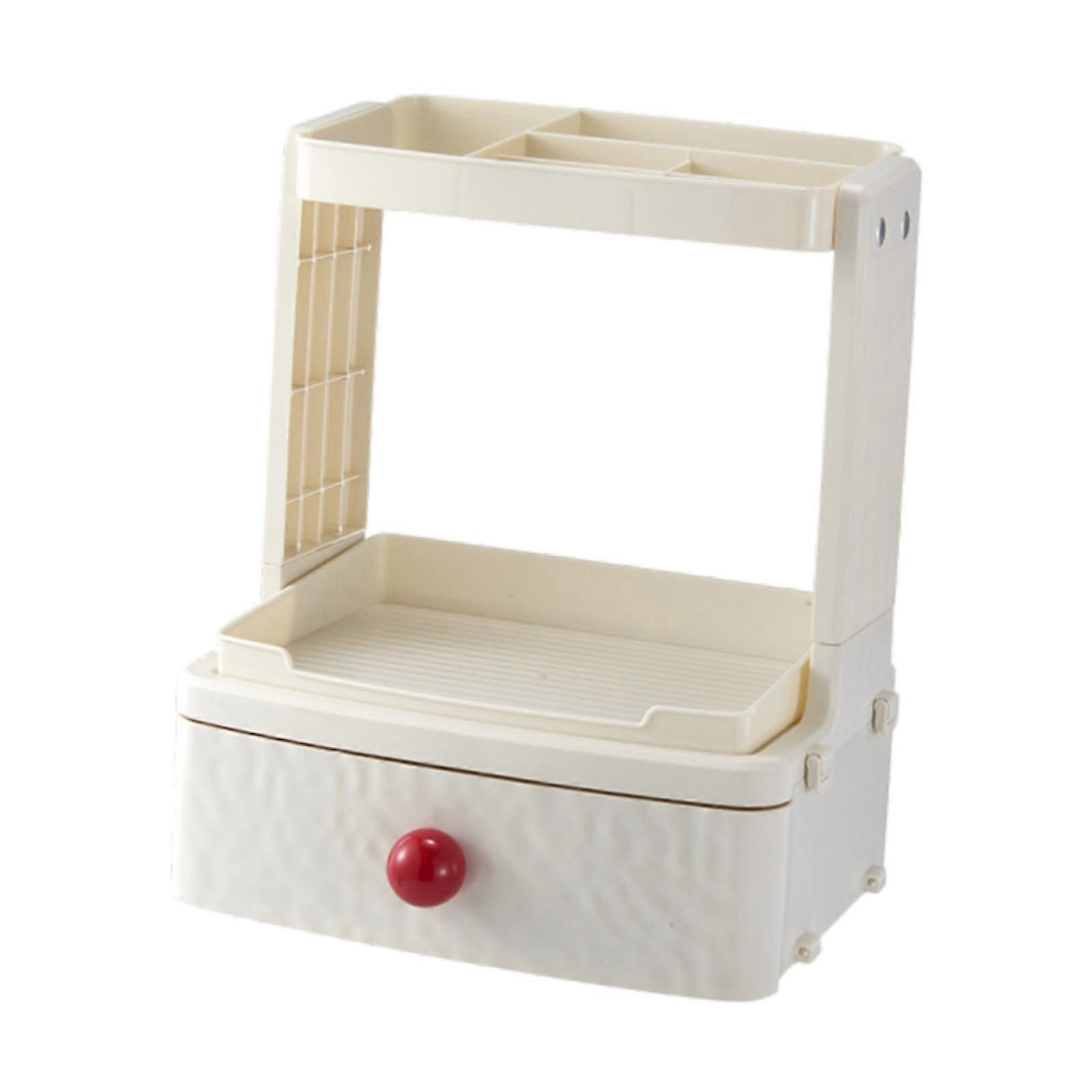 Makeup Organizer with Drawer Multipurpose Multi Layer Storage Box Desktop
