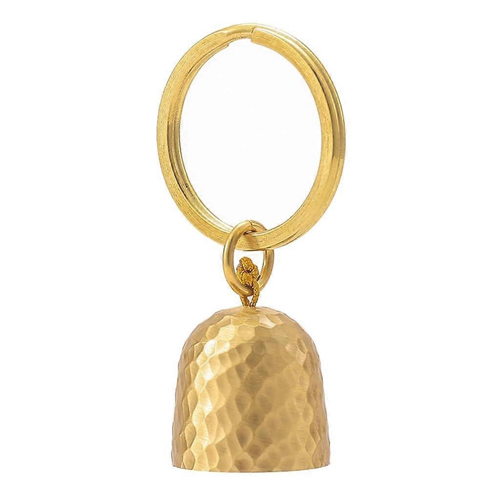 Brass Feng Shui Bell for Home Garden, Hanging Metal Lucky Charm, Blessing and Prosperity Decoration