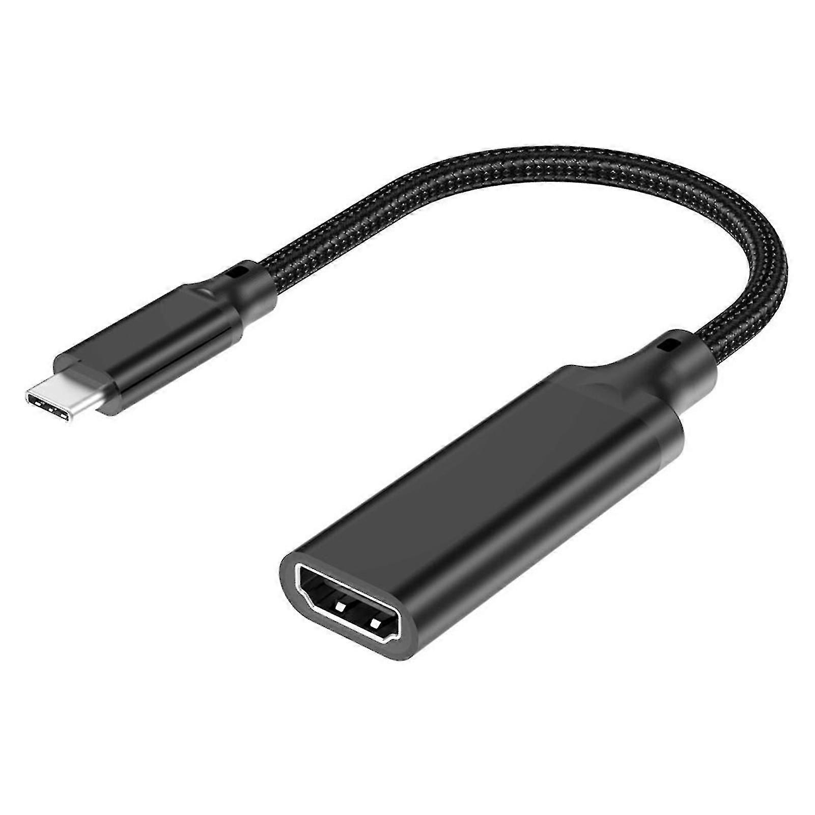 Hdmi-compatible Adapter Cable High-visual Quality Plug-play Anti-interference Laptop Converter Cable
