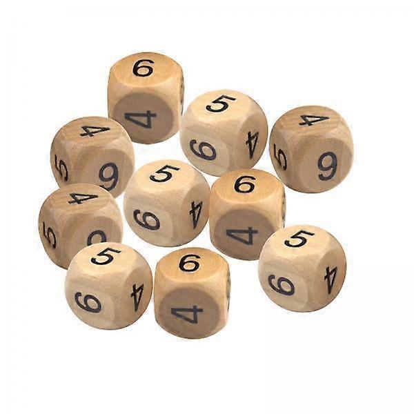 6x10x Polyhedral Dice Dice Table Game Math Counting Educational Toy for
