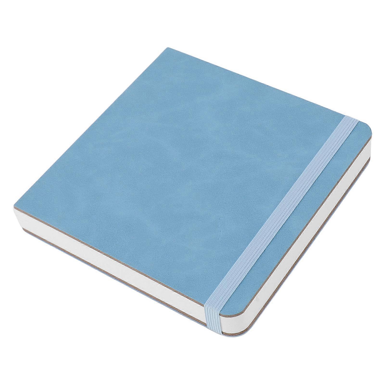 Watercolor Sketchbook 30 Sheets 300GSM Sketch Pigment Painting Paper Drawing Pad for Daily and Travel Use 15x15cm Blue