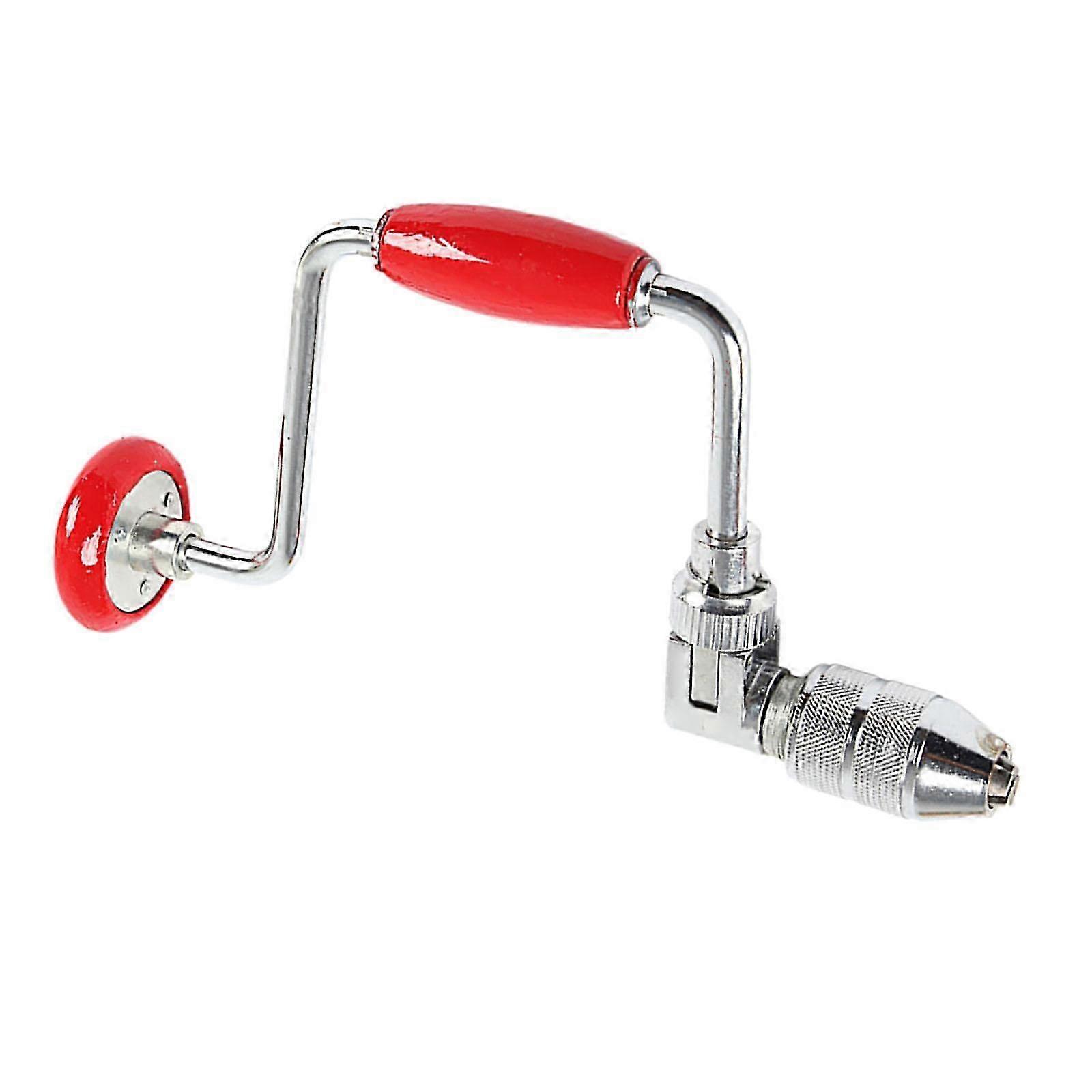 Non-Slip Hand Crank Drill Bit Brace Suitable for Home Woodworking and Fiberglass Applications