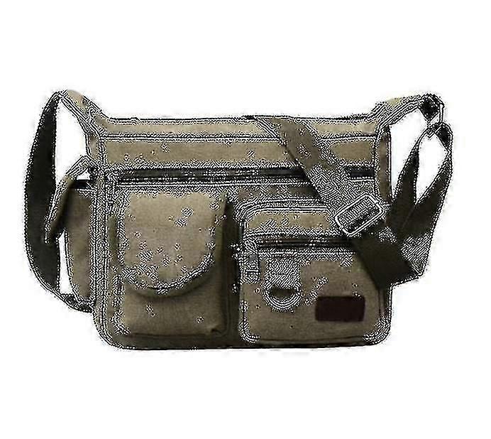 حقيبة رسول قماش رجالية للرجال السفر في الهواء الطلق حقيبة كتف غير رسمية ذات سعة كبيرة