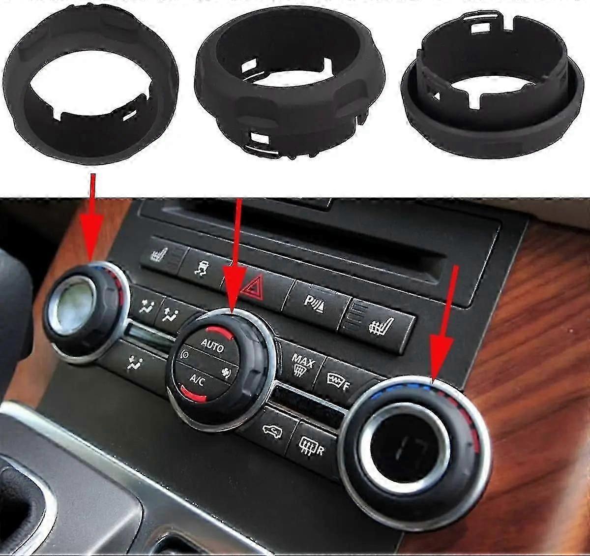 For Land Rover Discovery 4 LR4 Range Rover Sport Car Panel Volume Air Conditioning Knobs Switch Decorative Button Cover