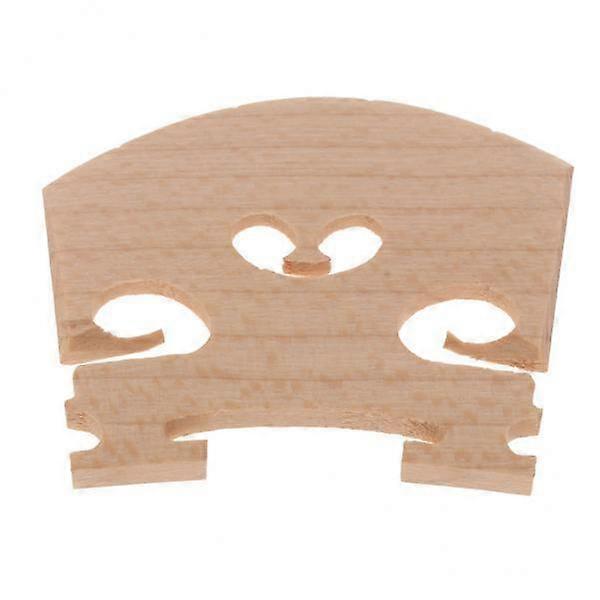 2- Solid Wooden Violin Bridge Musical Instrument DIY Replace 3-4