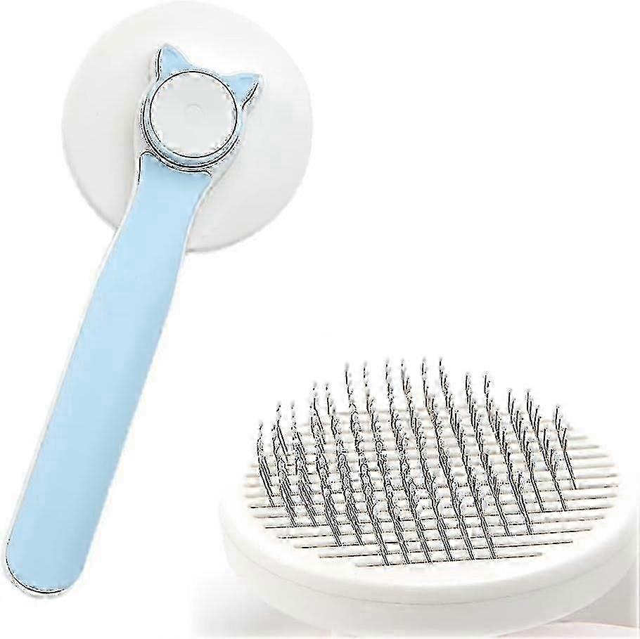 Kısa / Uzun Saçlar için Kedi Bakım Fırçası, Kediler ve Köpekler için Gevşek Kürk ve Astarı Çıkarır