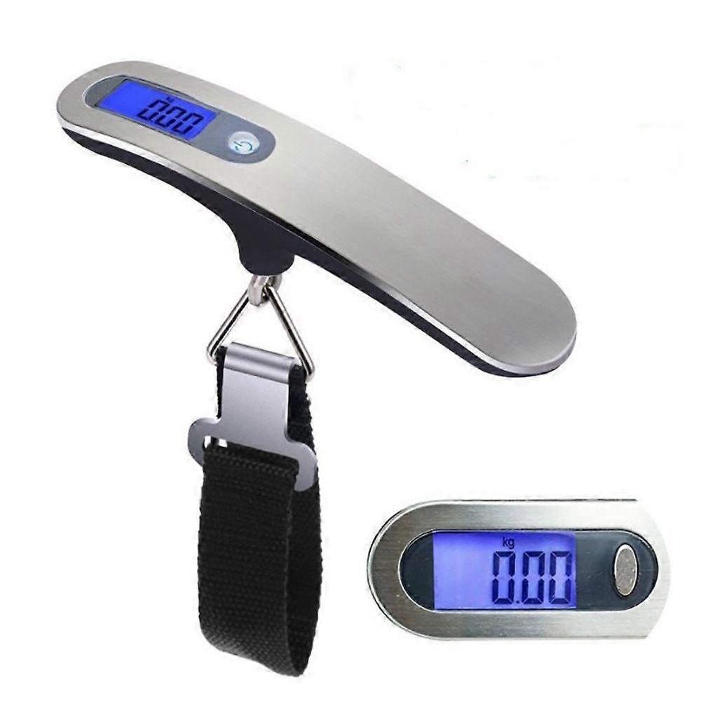 Luggage Scale Portable Digital Weight Scale for Travel Weighing Suitcase with Tare Function 110 Lb/ 50Kg Capacity