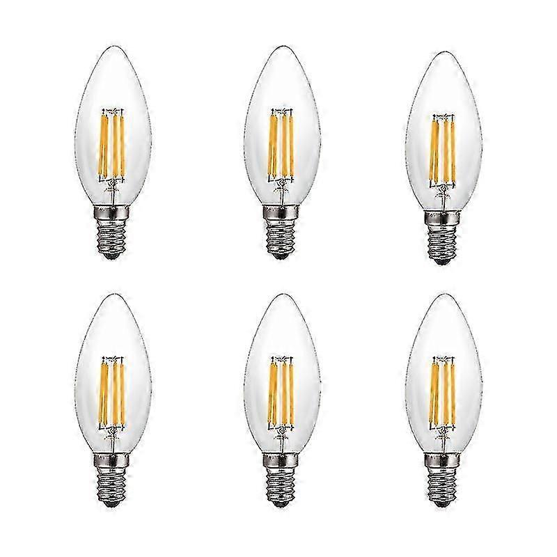 E14/E12 LED filament bulb suitable for various lighting fixtures