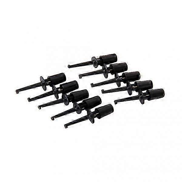 20Pcs Test Hooks Spring Clips for PCB SMD Probes Black Electronic Testing