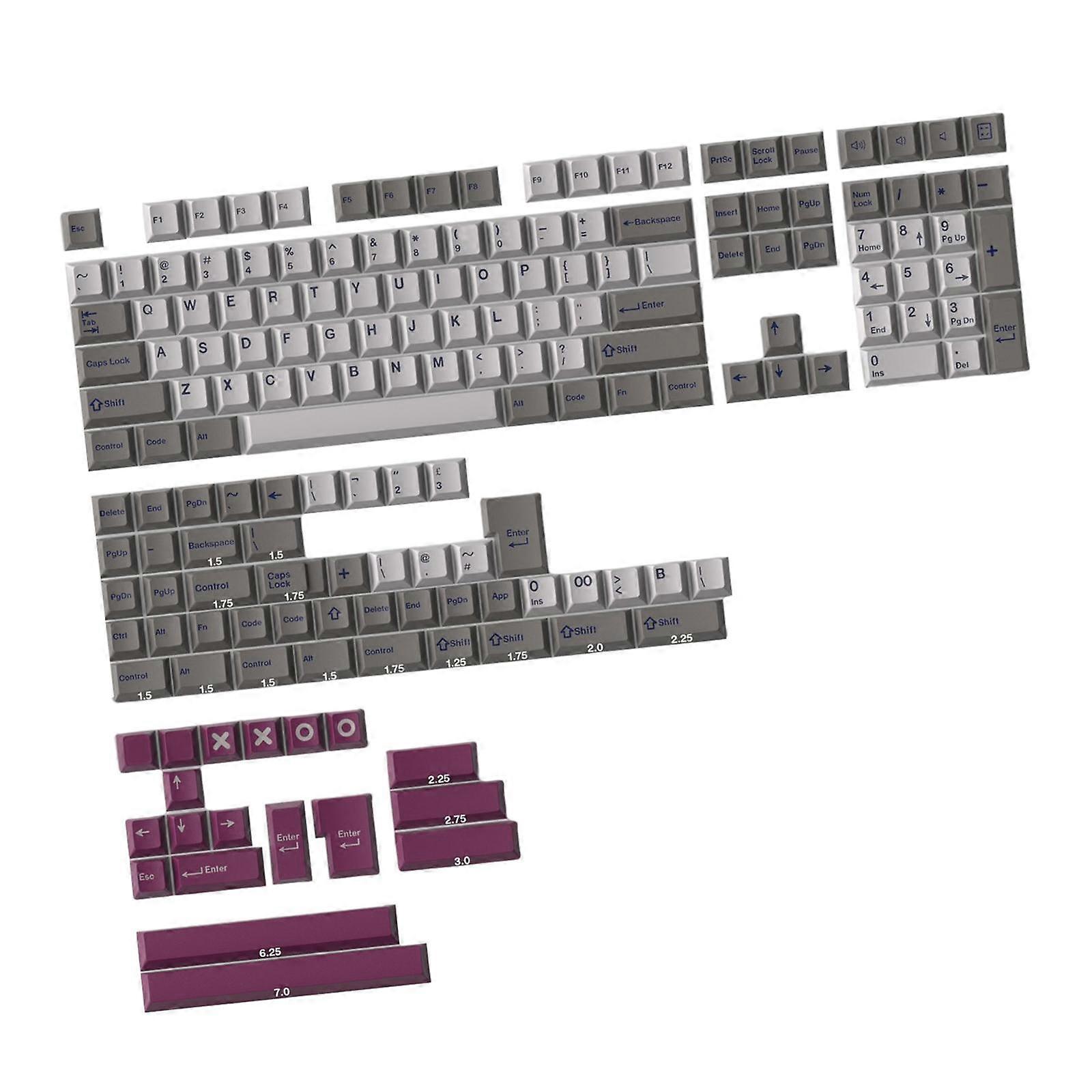 173 Keys 2U 61 / 64 / 68 / 75 / 84 Layout 6.25U 7U Spacebar Switch , DMG