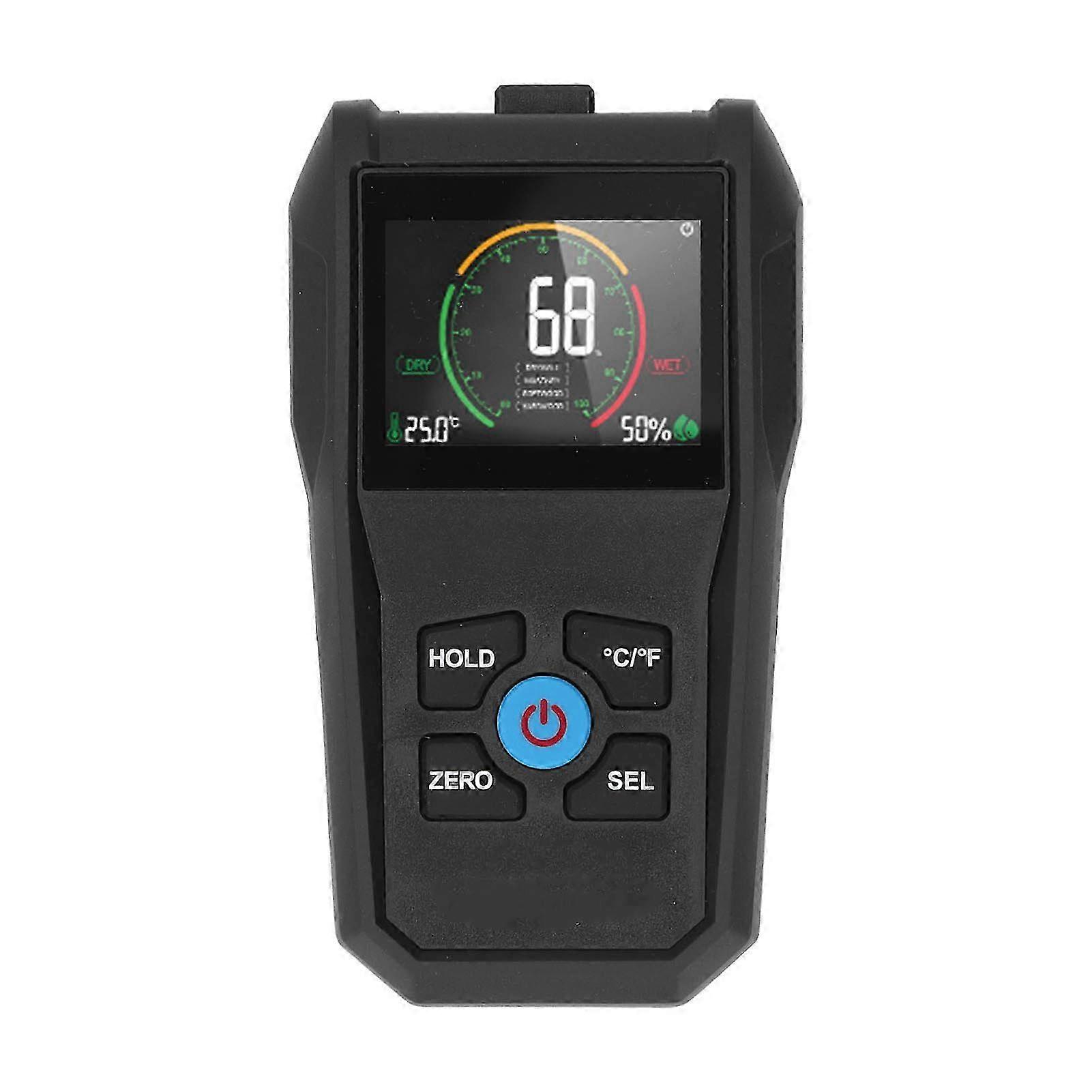 2025 Pinless Moisture Meter LCD Digital Display 4 in 1 Dampness Moisture Sensor Detector for Wood