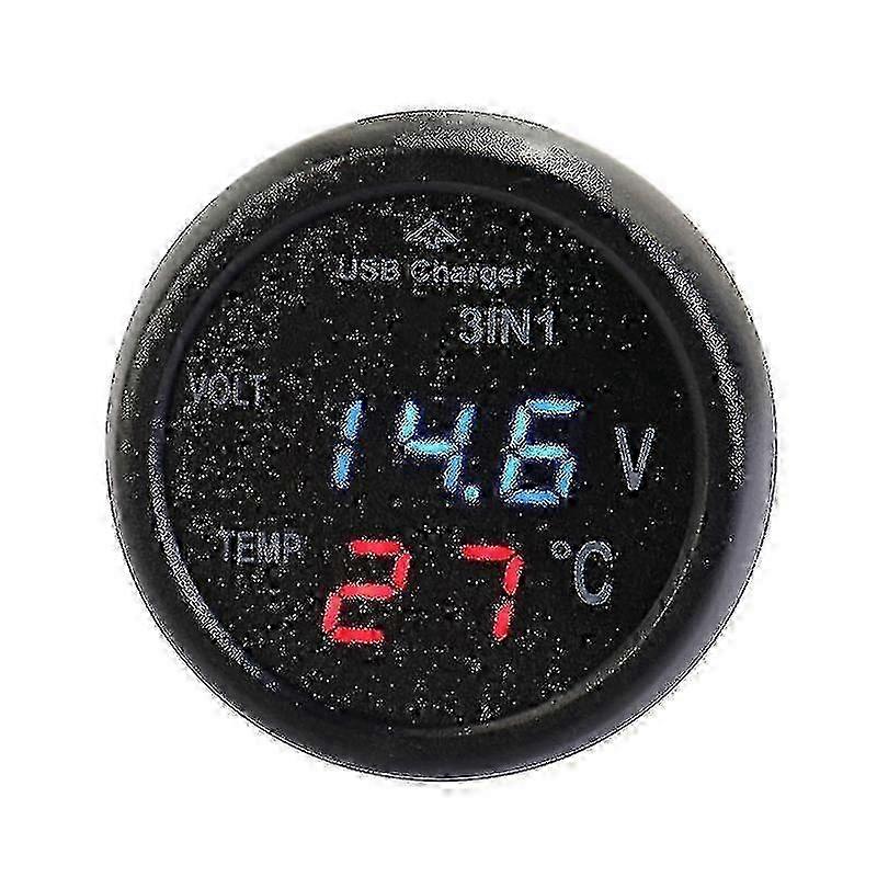 3-in-1 Vehicle Battery Tester for Voltage and Temperature Check 2025