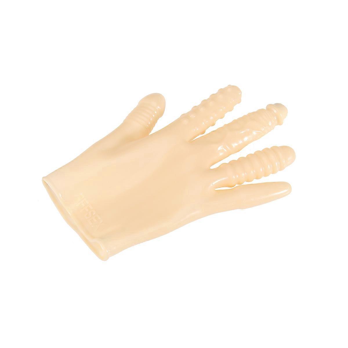 Skin Color Gloves Style Resistant to Adults 1Set