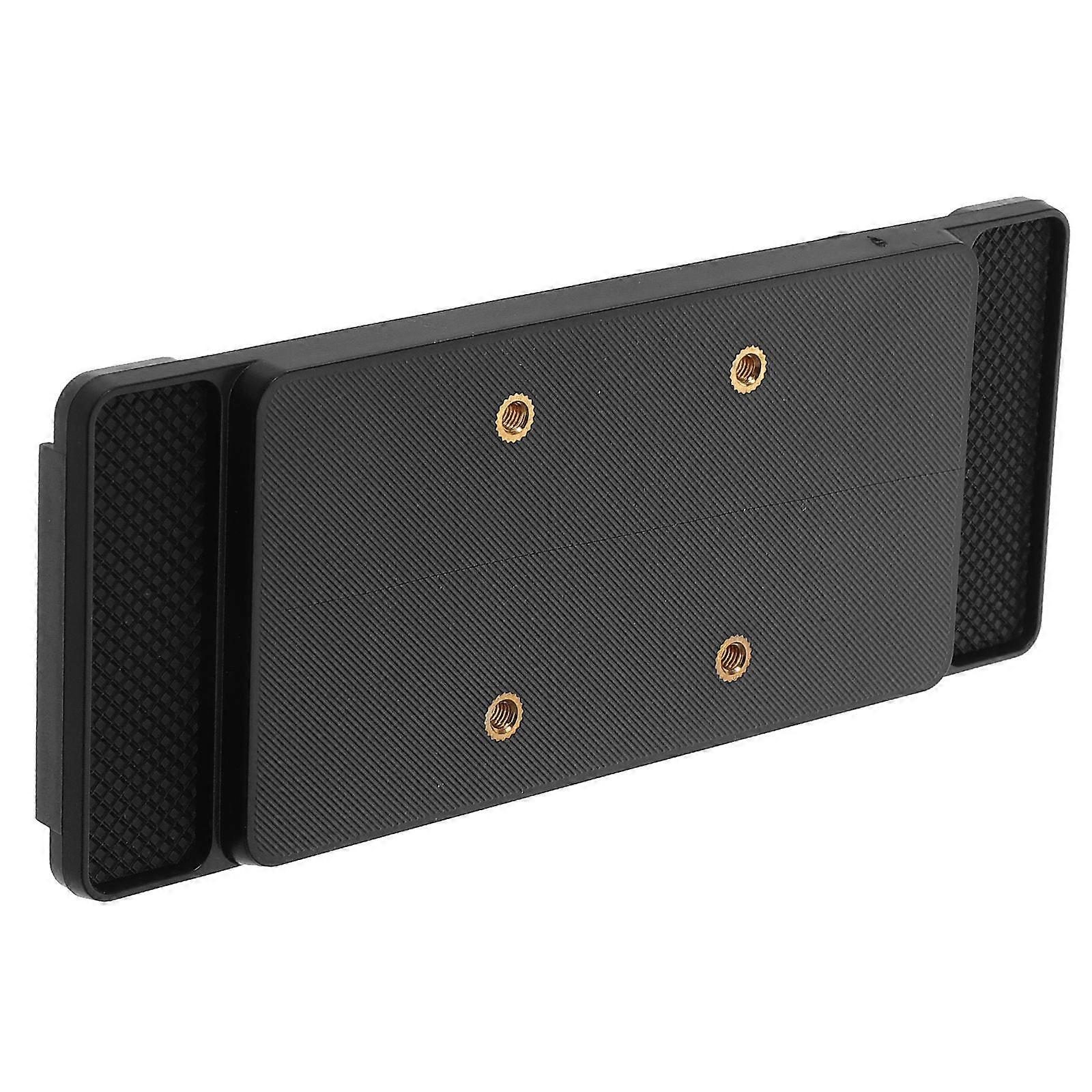 Rearview Mirror Mount Universal Mounting Plate Night Vision Rotating Car Mirror Mount Holder 1Pcs