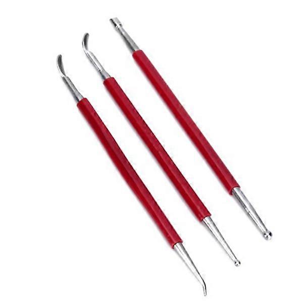 Pottery Tools Tool Set Kit For Pottery Making Art Projects Double Shaped Heads 3Set