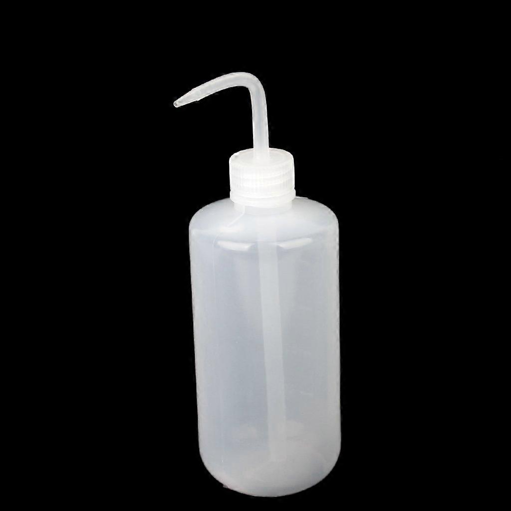 Transparent Plastic Watering Bottle 500 ml with Scale, Lightweight