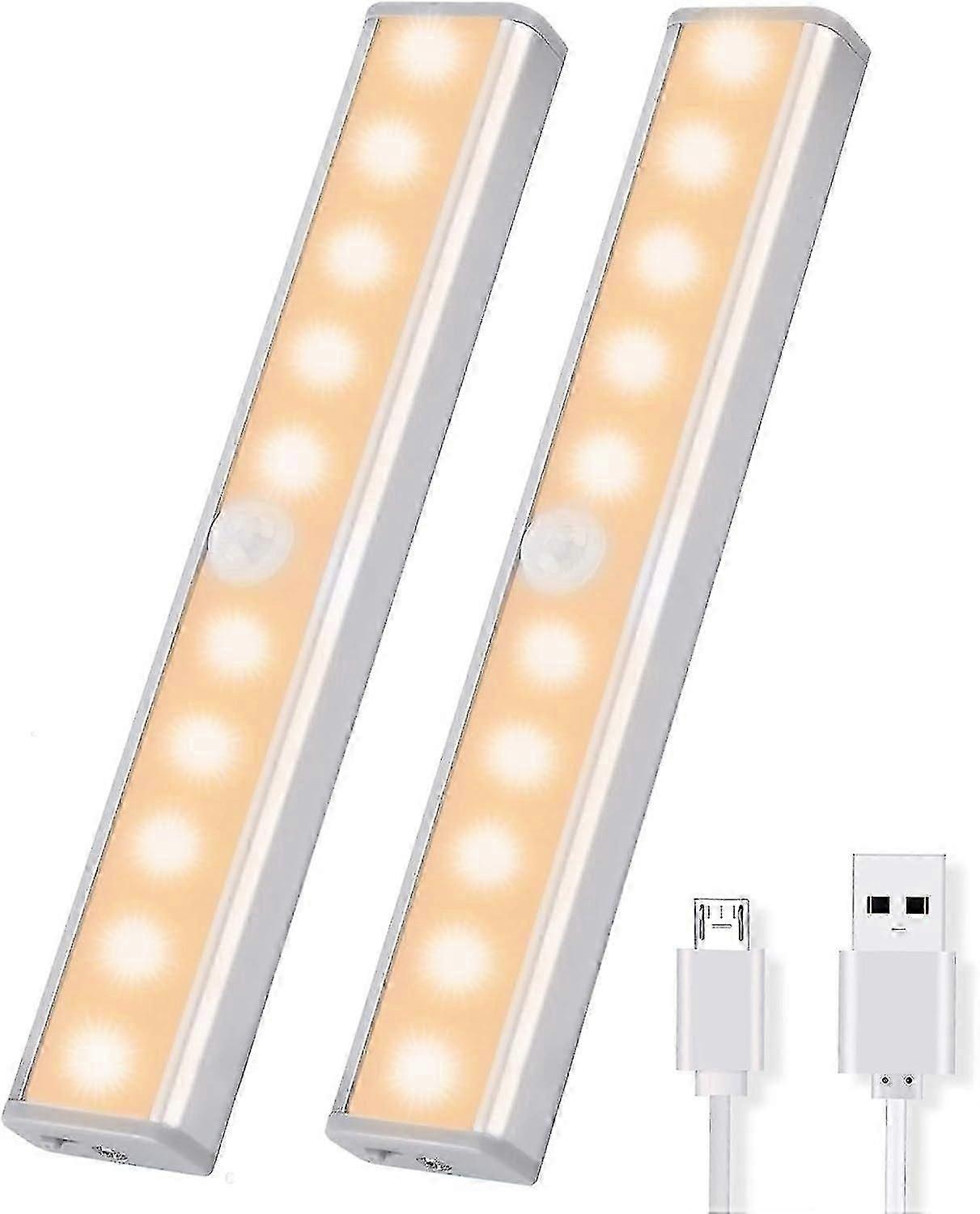 Motion-detecting Cabinet Lights - Wireless Led Wardrobe Lights With Magnetic Strips YGWL