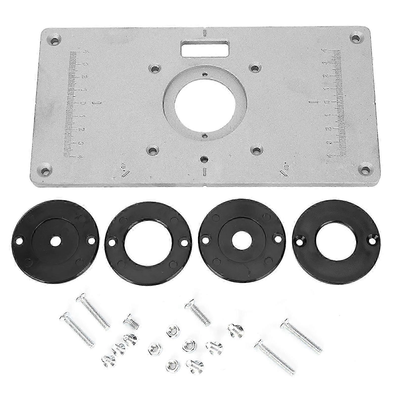 آلة التشذيب فليب بورد الكهروميكانيكية راوتر الجدول إدراج لوحة النجارة