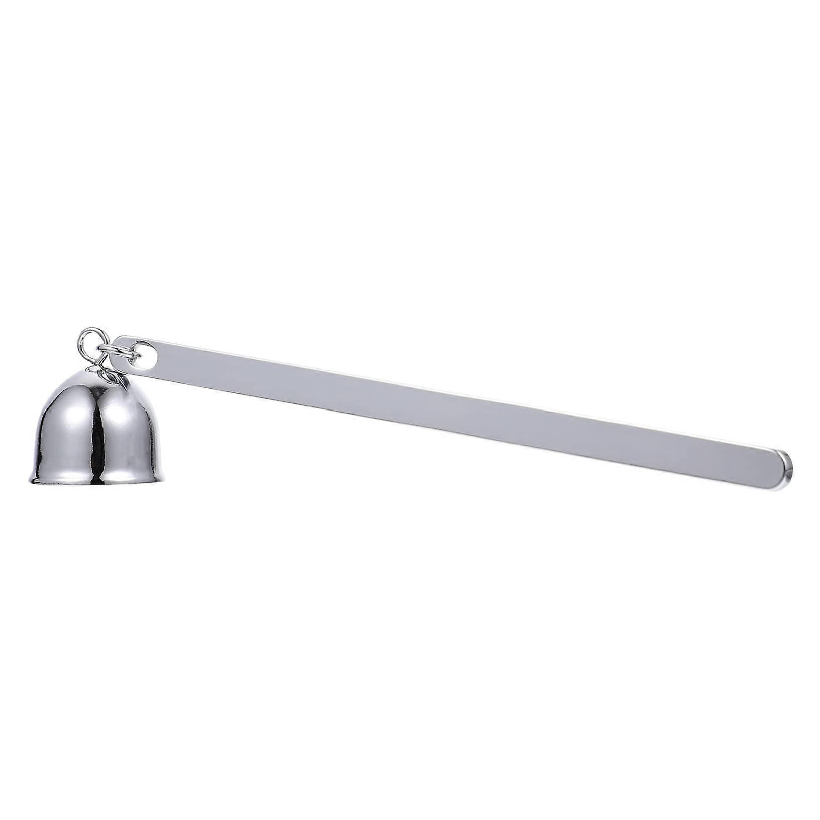 Candle Snuffer Tool for Extinguishing Candles Long Handle 16X3.7cm Silver