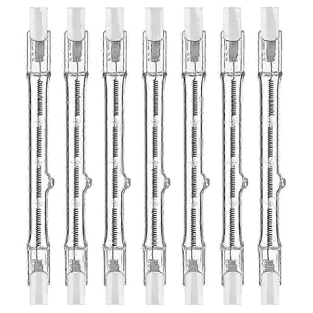 2025 R7s Halogen Light Bulbs, 7 Packs R7s Bulb 118mm Dimmable 230V Halogen Bulbs, Tungsten Linear Light Bulb 150W