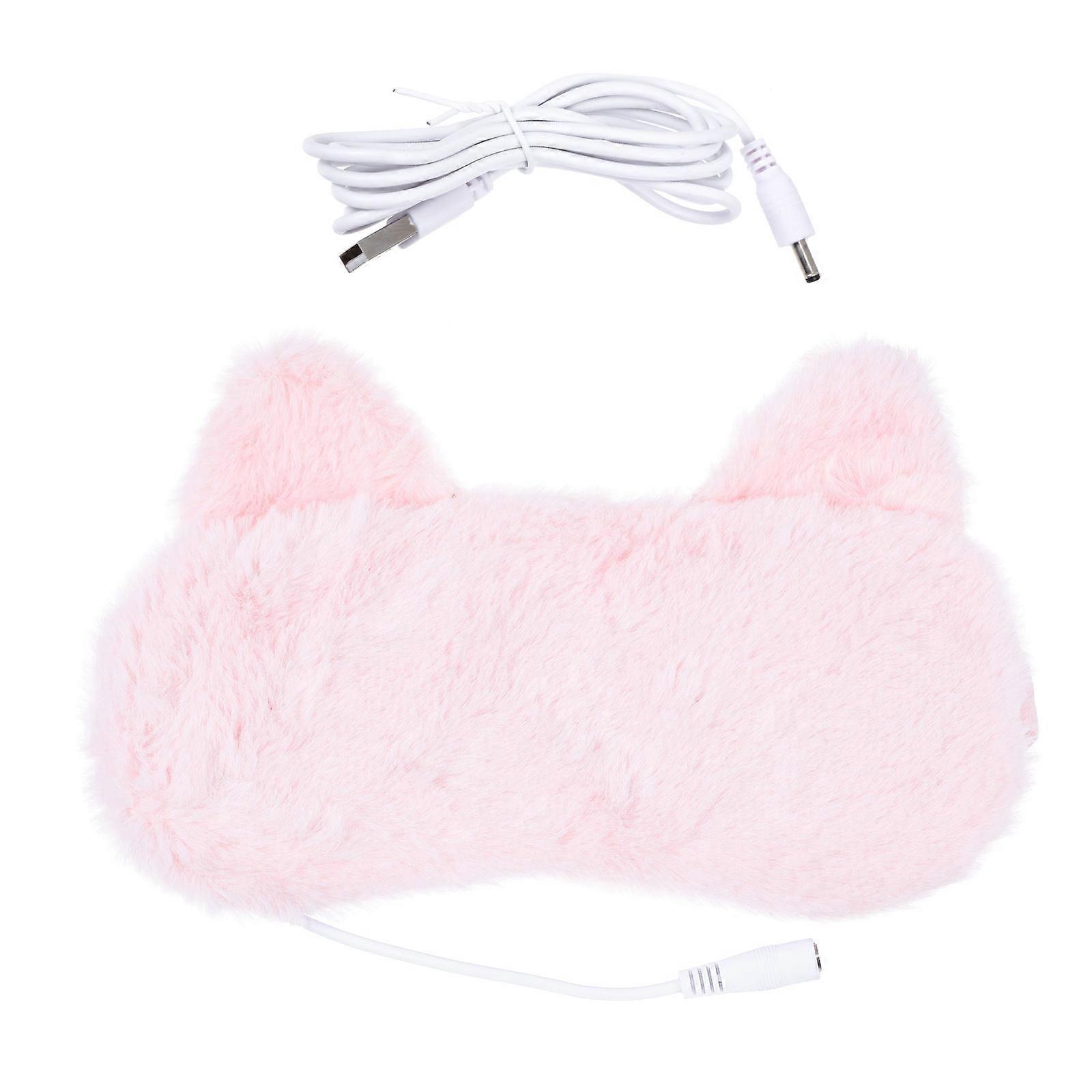 USB Heated Eye Mask for Fatigue Relief, Shading Sleep Patch for Stress Relief and Relaxation for Screen Users