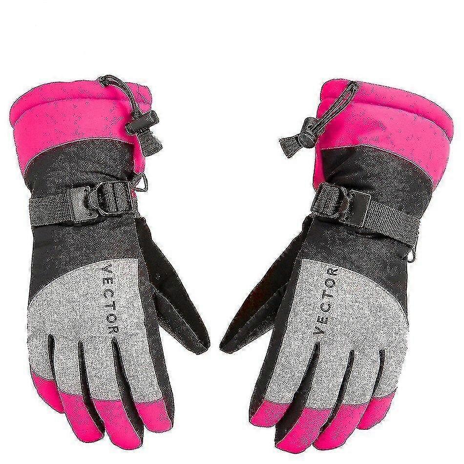 Extra Thick Pu Palm Ski Gloves Suitable for Skiing
