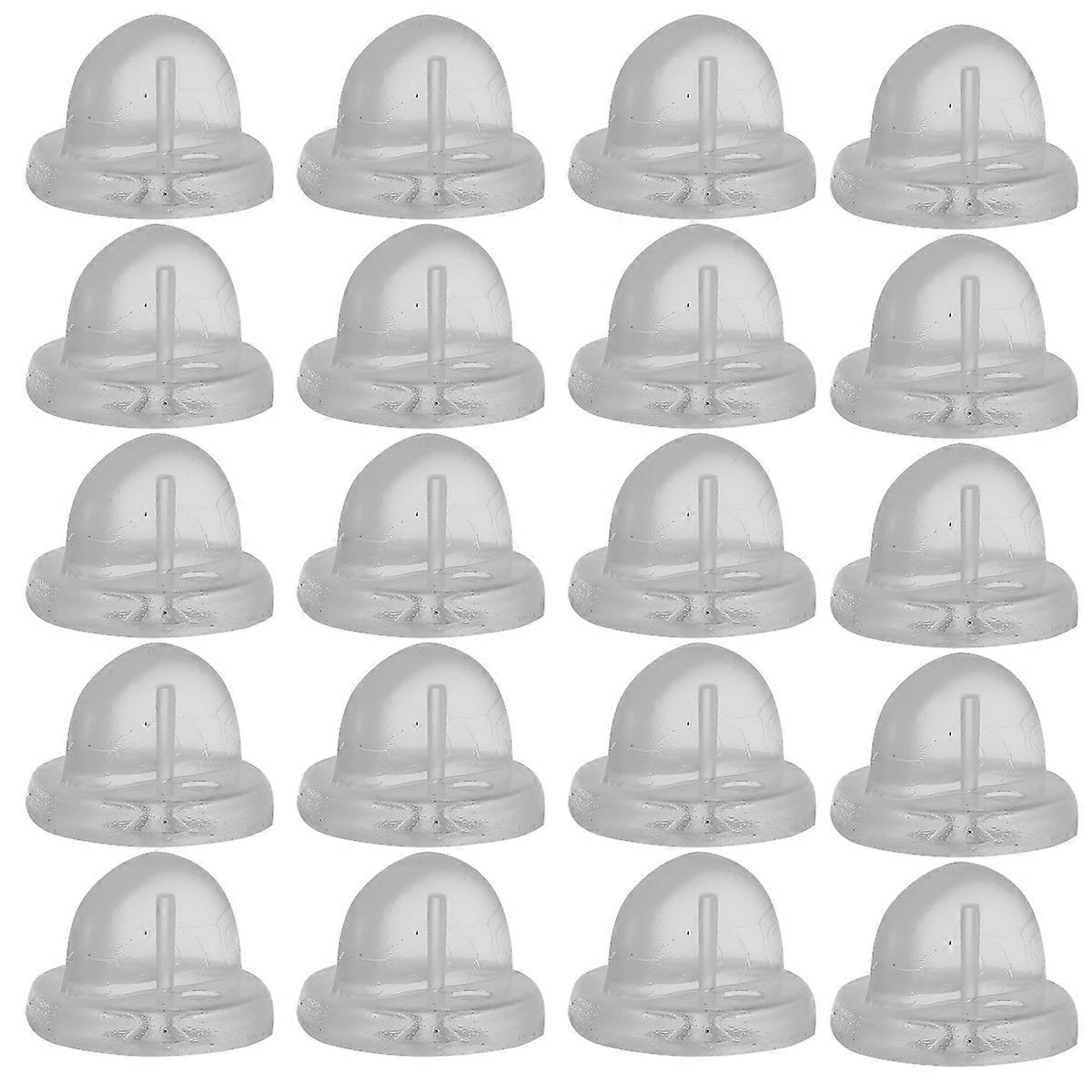 200pcs Transparent Brooch Clasps for Lapel Pins, Badges, Tie Tacks – Replacement Fasteners for Uniforms & DIY Crafts