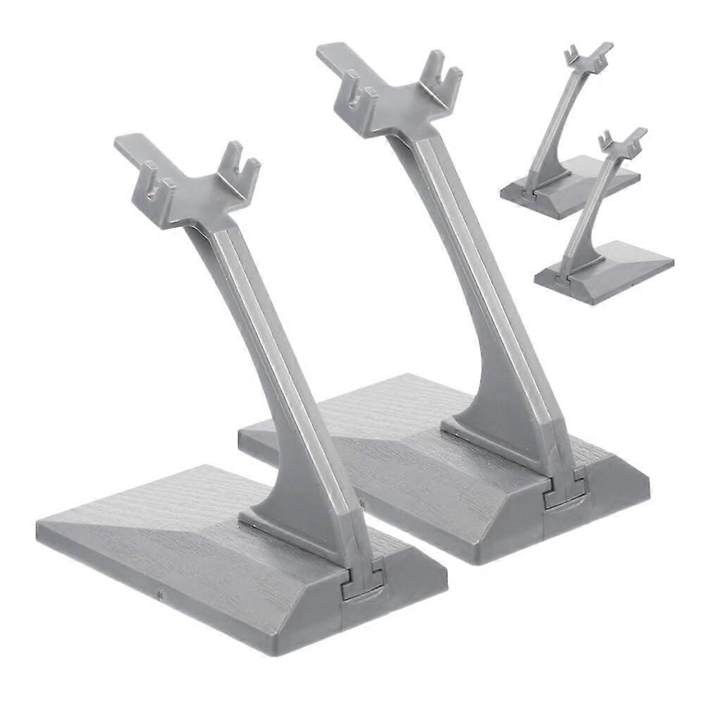 Pack of 4 Model Aircraft Display Stands Plastic Universal Aircraft Model Stand Display Holder for Building Blocks Aeroplane 4pcs