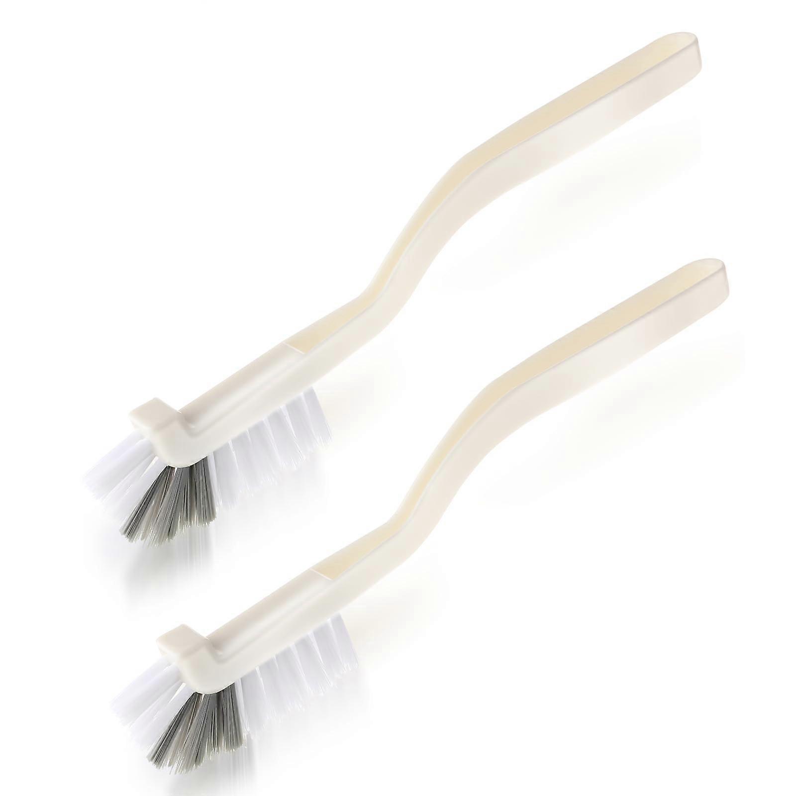 Pack of 2 Kitchen Scrubbing Brush Long-Handle Dish Cup Bottle Cleaning Curved Brush For Sink Edge Corners