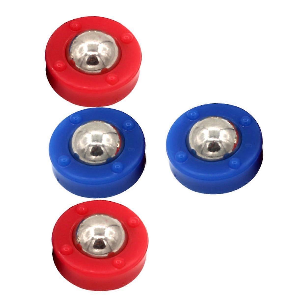 Table Shuffleboard Mini Football Game Set - 2 Sets of Kids Foosball Table with Plastic Balls and Sliding Beads