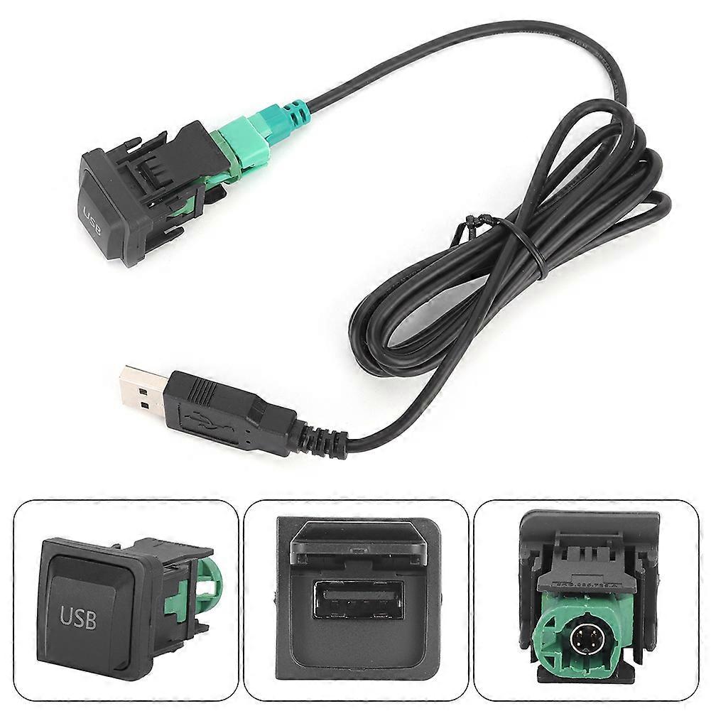 Car Radio Player USB Button Switch USB Converter Cable Adapter Car o Parts
