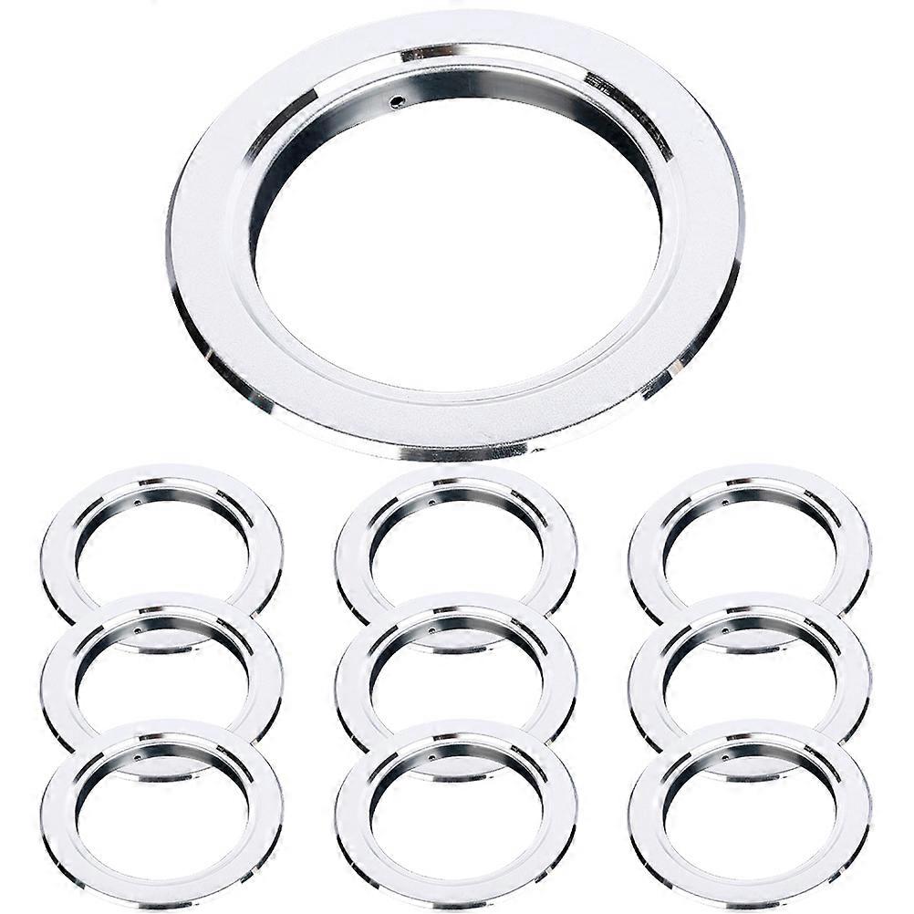 Bird House Hole Protector Anti-Bite Protective Circular Silver 10Pack
