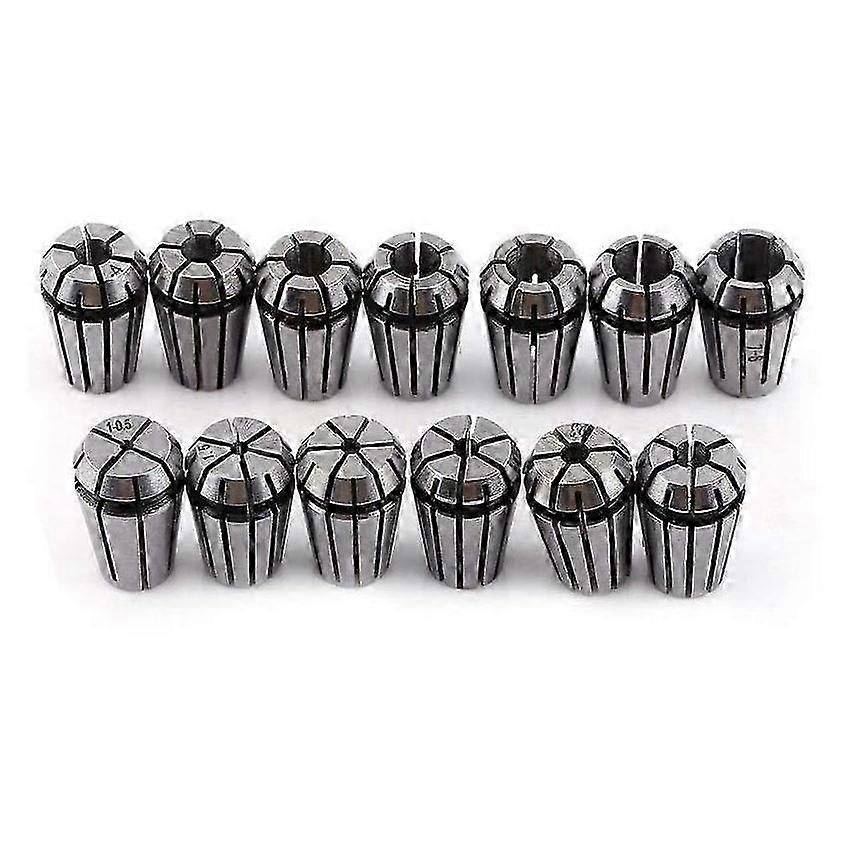13pcs ER11 1-7mm Collet Set Kit for CNC Engraving Machine & Grinding Tool
