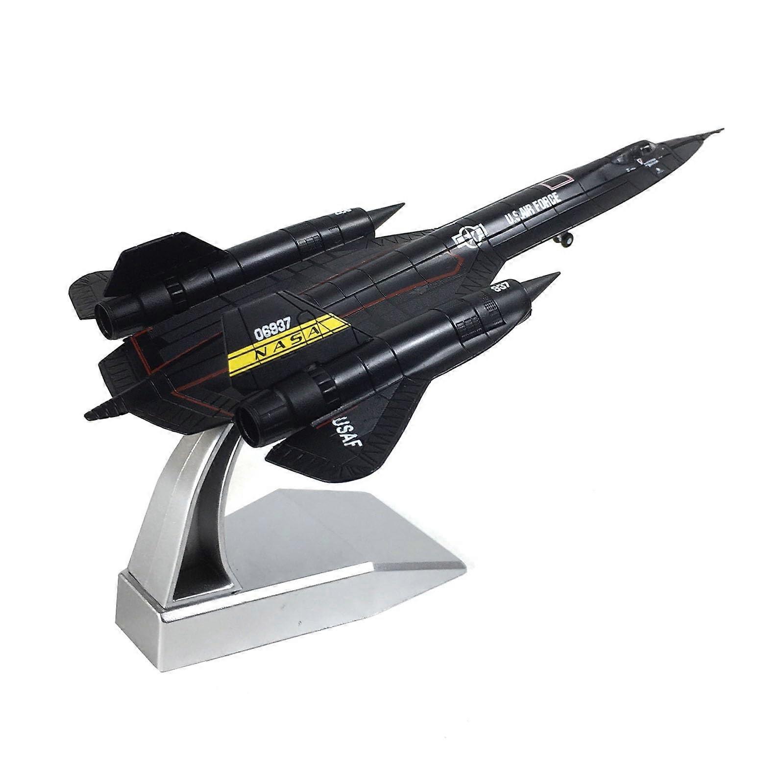 9.2 Inch SR71 Blackbird 1:144 Scale Model Aircraft Die Cast Plane Model for Collection Gift Ornament