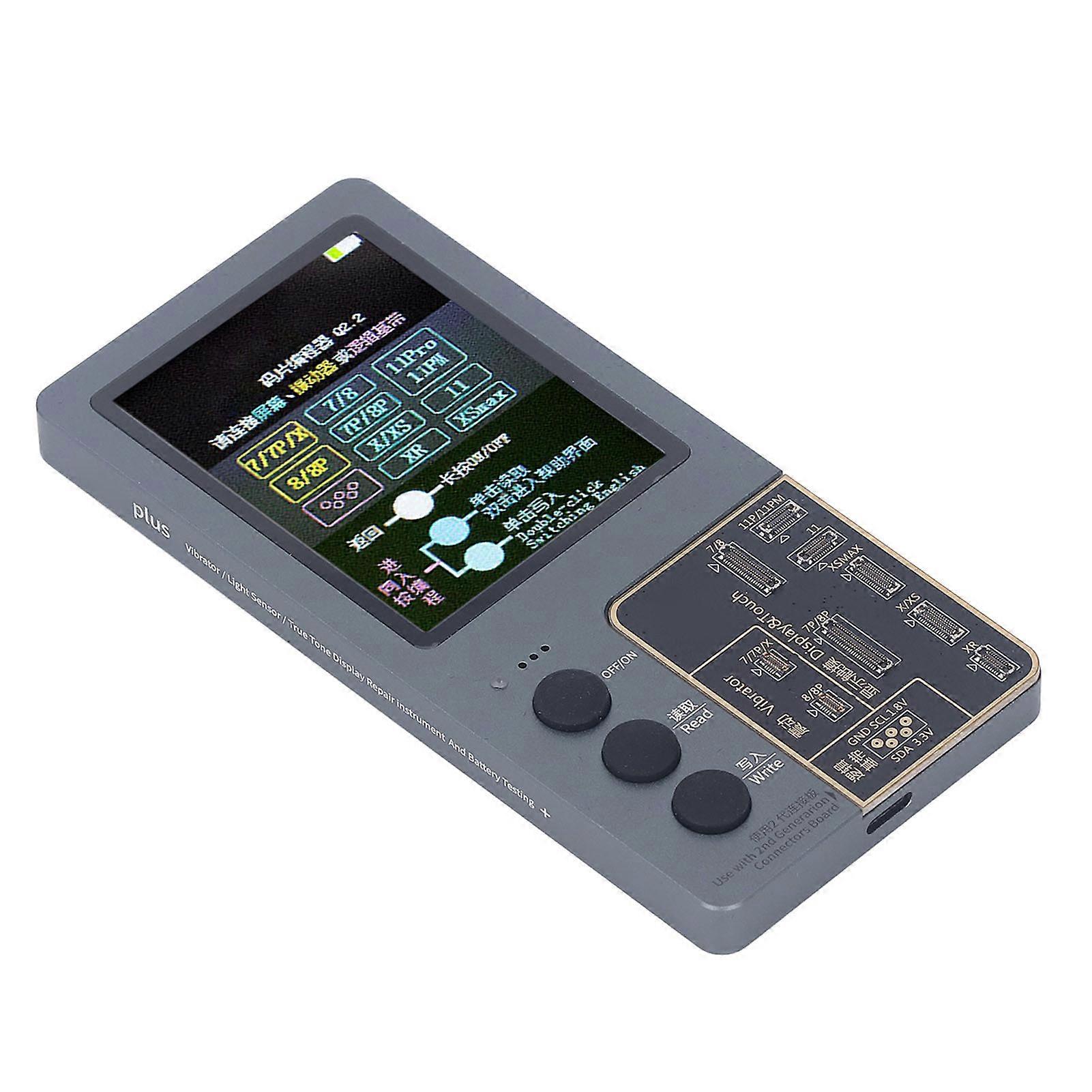 ICopy Plus 2.2 LCD-Bildschirm Original-Farbprogrammierer LCD-Vibrator Transfer Batterieprüfung Reparaturwerkzeug für IOS-Programmierer, Batteriereparaturplatine und er